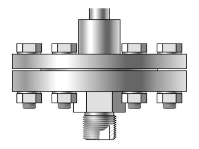 Aplisens S-Comp  Threaded seals with large diaphragm